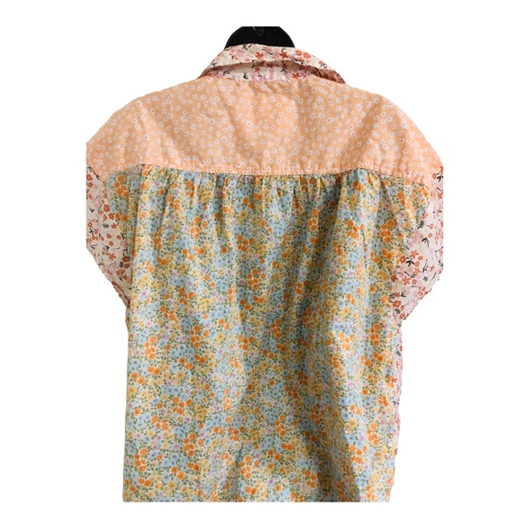 American eagle outfitters paisley multi vintage look relaxed fit button size M - Picture 10 of 13